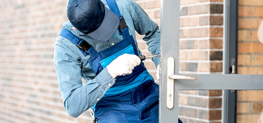 Pivot Storefront Door Locks Installation in Palm Springs, California